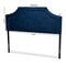 Baxton Studio Avignon Royal Blue Velvet Upholstered King Size Headboard 155-9330 - alternate 2